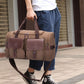 Leather and canvas Gym Travel Bag The Store Bags 