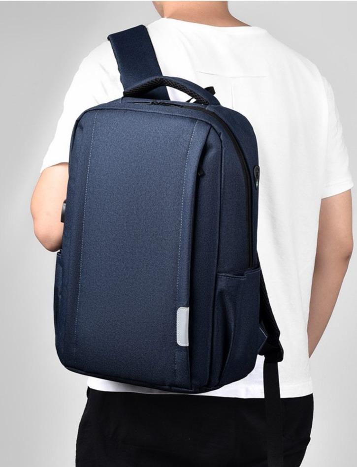 Men's USB Travel Backpack With Side Pockets The Store Bags 