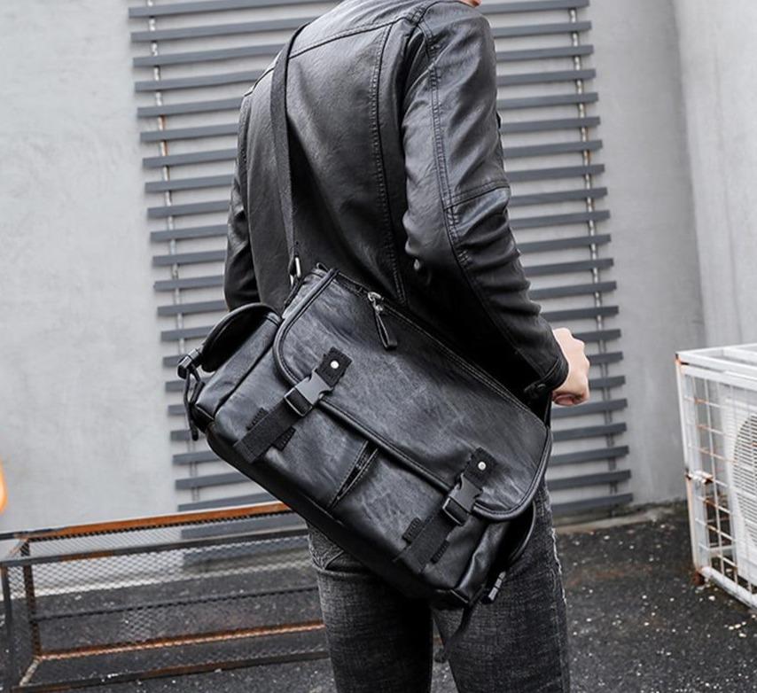 Men's Leather Crossbody Computer Bag The Store Bags 