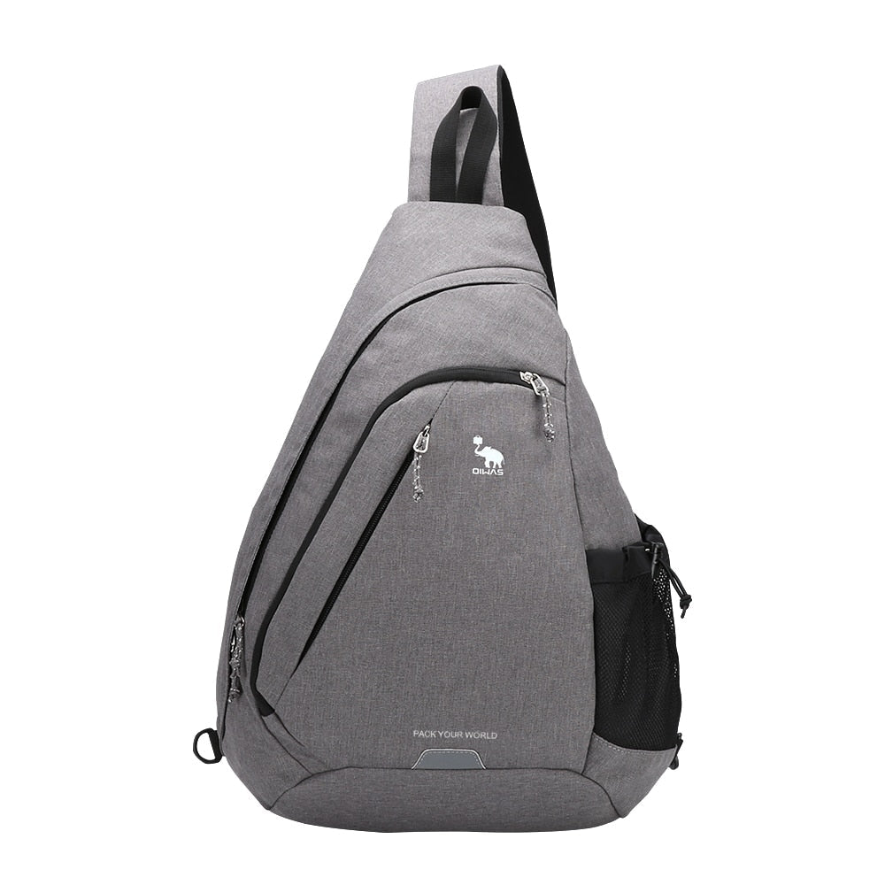 Sling Bag With USB Charging Port The Store Bags Gray 