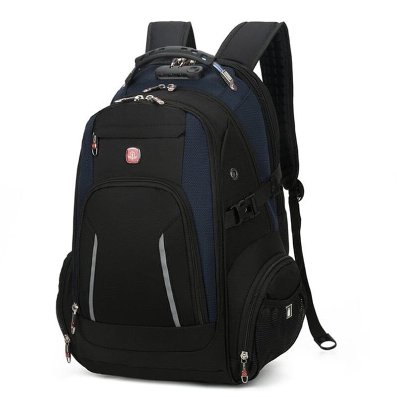 Backpack With Locking Compartment The Store Bags Blue 