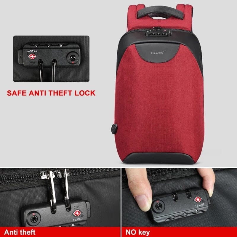 Locking Backpack With USB Charger The Store Bags 