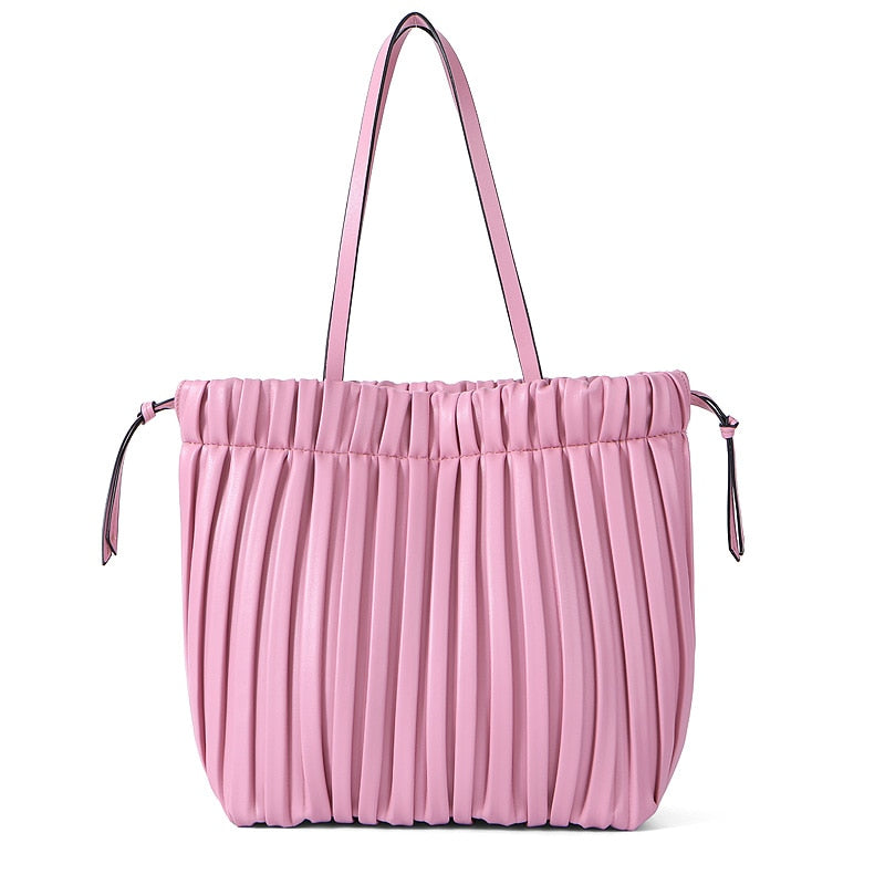 Black Leather Weave Bag The Store Bags Pink 