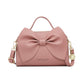 Leather Bag With Bow On Front The Store Bags Dk Pink 