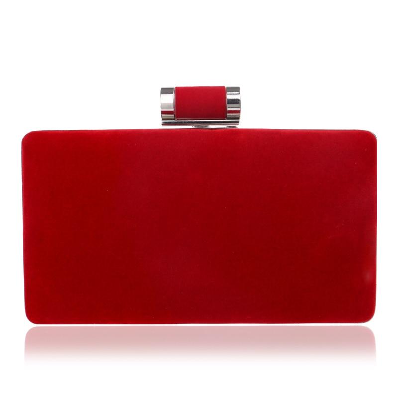 Red Velvet Clutch Bag The Store Bags Red 