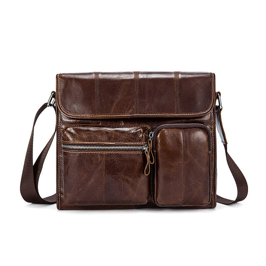 11 Inch Leather Messenger Bag The Store Bags Coffee 