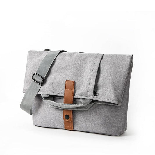 Expandable Laptop Messenger Bag NUCE The Store Bags Light gray 