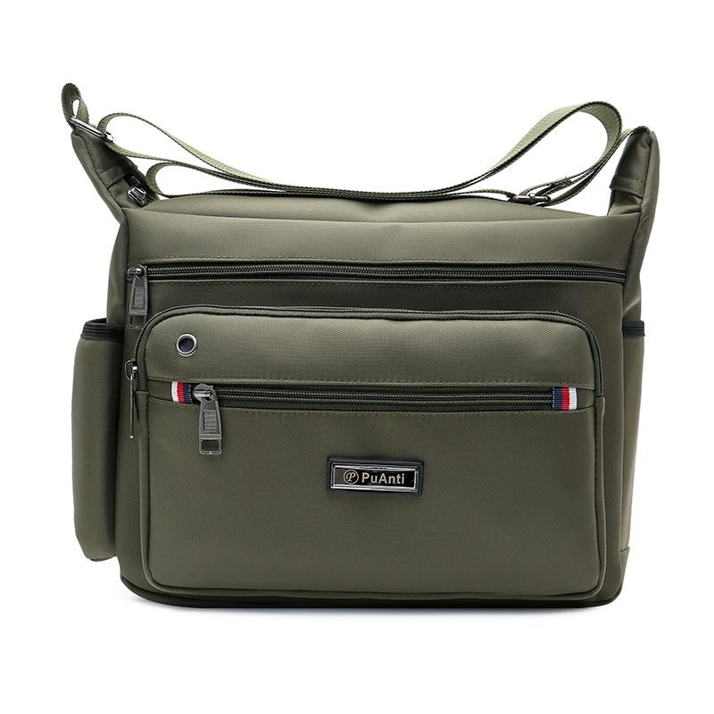 Men's Messenger Bag With Water Bottle Holder The Store Bags Army Green 