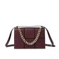 Square Leather Purse The Store Bags Burgundy 