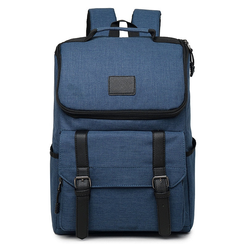 Wide Open Top Backpack ERIN The Store Bags Blue 