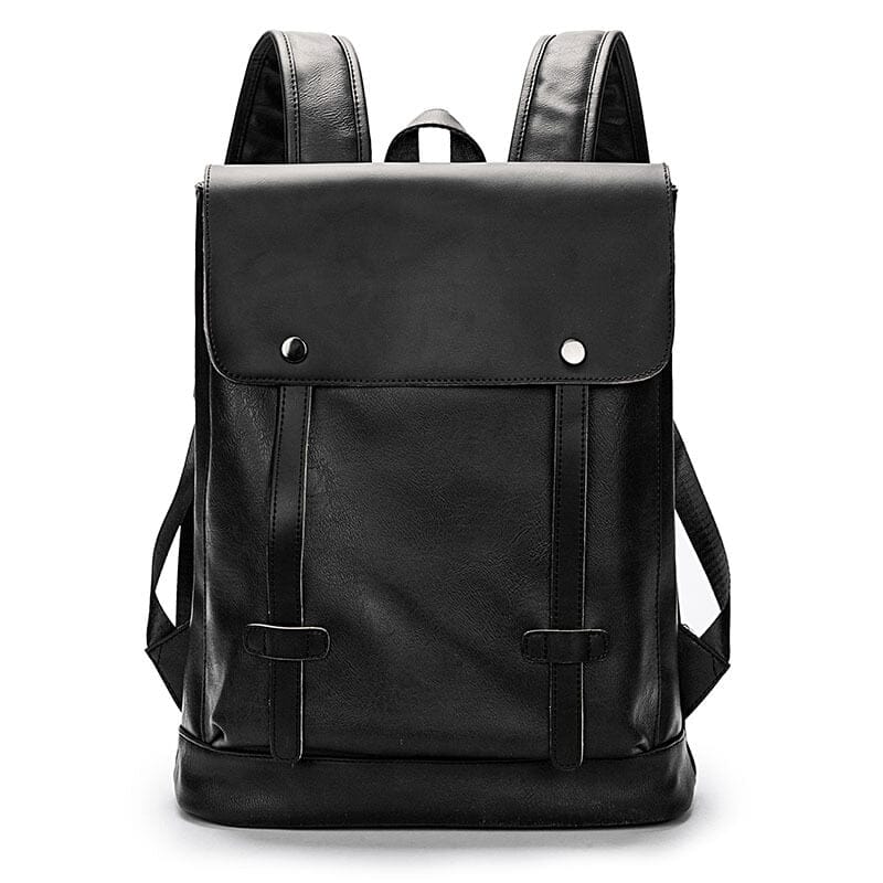 Slim Leather Backpack Mens The Store Bags Black 