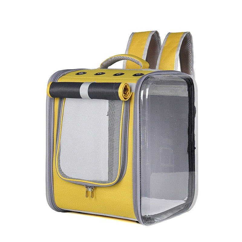 Mesh Dog Carrier Backpack The Store Bags Yellow 