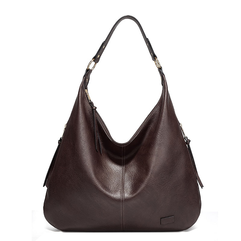 Large Leather Hobo Bag The Store Bags Coffee 