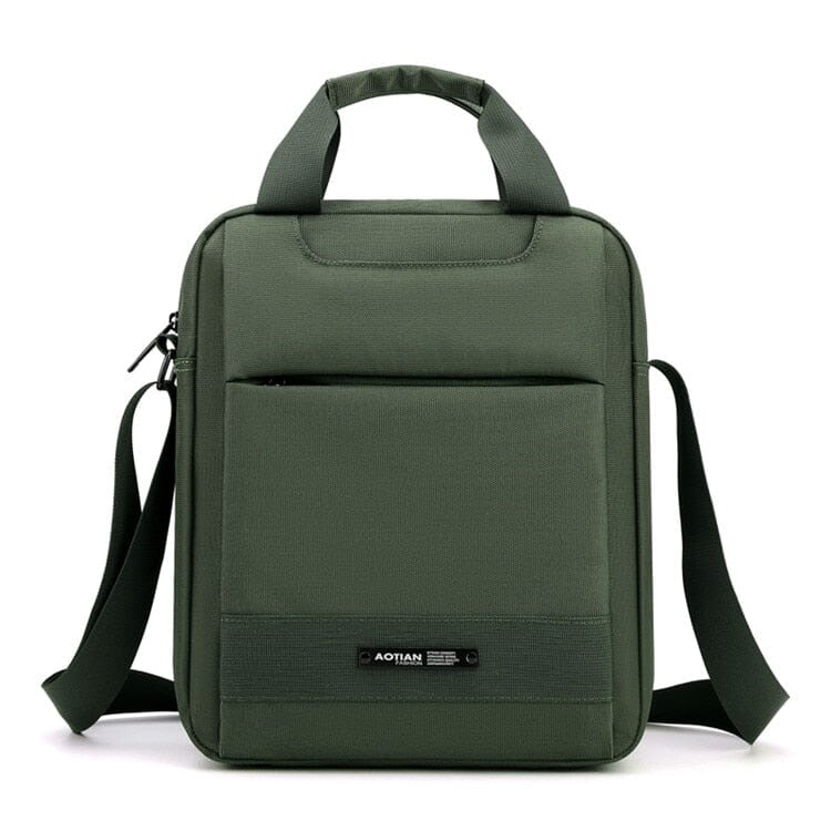 Vertical Crossbody Laptop Bag ERIN The Store Bags Army Green 