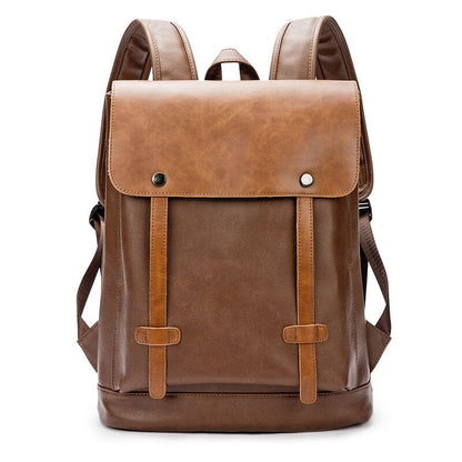 Slim Leather Backpack Mens The Store Bags Coffee 