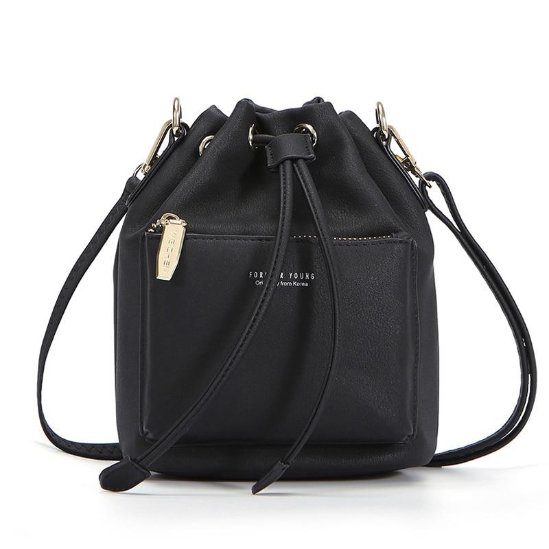 Drawstring Bag With Zipper Pocket The Store Bags Black 