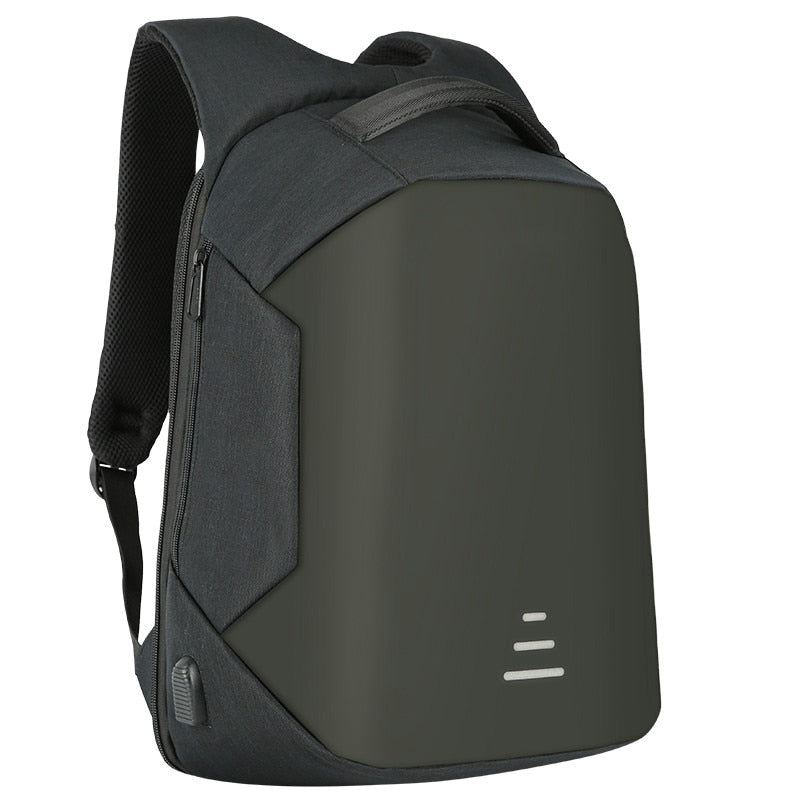 Anti Theft Laptop Backpack With USB Charger Black The Store Bags Black 