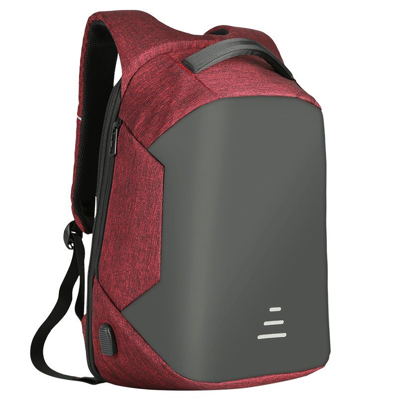 Anti Theft Laptop Backpack With USB Charger Black The Store Bags Red 