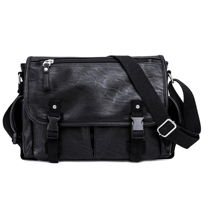 Black Leather Crossbody Computer Bag The Store Bags Black 