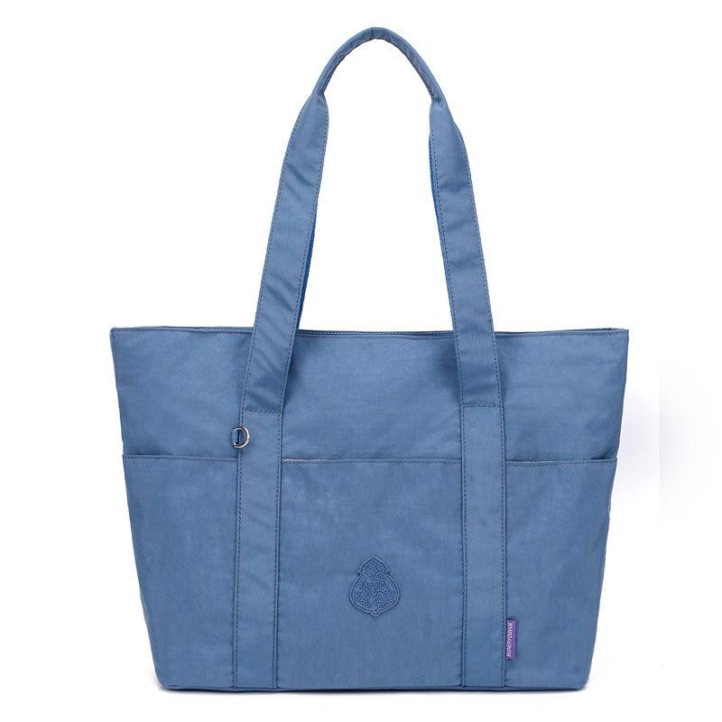 Large Waterproof Tote Bag The Store Bags Gray blue 