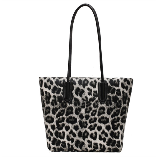 Large Cow Print Tote Bag The Store Bags Black 
