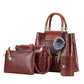 4 Piece Handbag Set ERIN The Store Bags 4PS Brown 