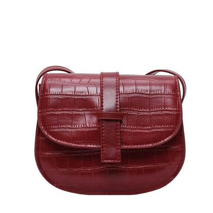 Half Moon Shaped Crossbody Bag The Store Bags A Wine Red 