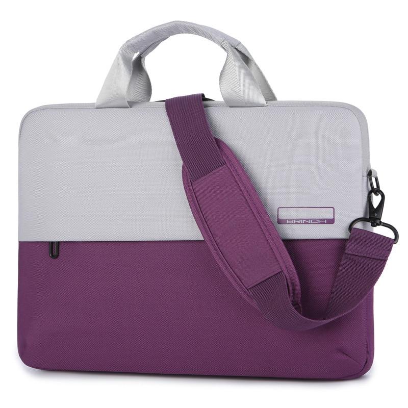 Slim Laptop Messenger Bag ERIN The Store Bags Purple Thin 