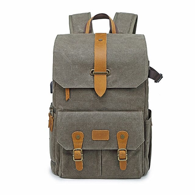 Canvas Photography Backpack The Store Bags Army Green 