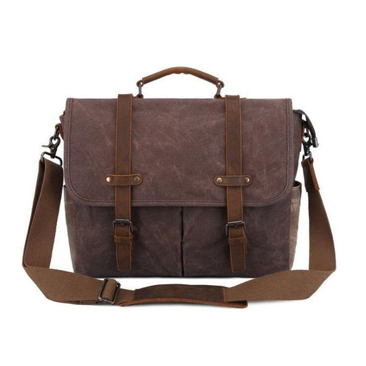 Canvas Laptop Briefcase The Store Bags Coffee 