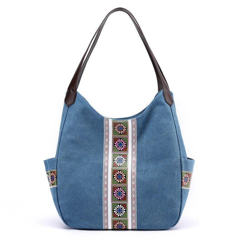 Tribal Tote Bag ERIN The Store Bags Blue 