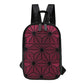 Luminous Geometric Backpack The Store Bags red 