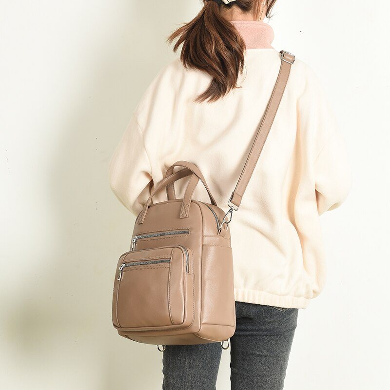 Convertible Handbag Backpack Leather The Store Bags 