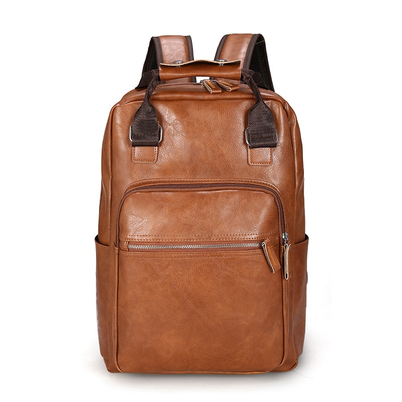 Faux Leather Backpack Men's ERIN The Store Bags Auburn 