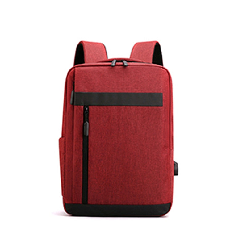 Rectangle Shaped Backpack The Store Bags Red 