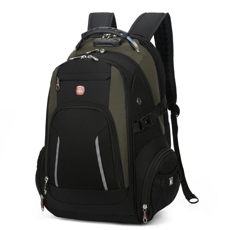 Backpack With Locking Compartment The Store Bags Green 