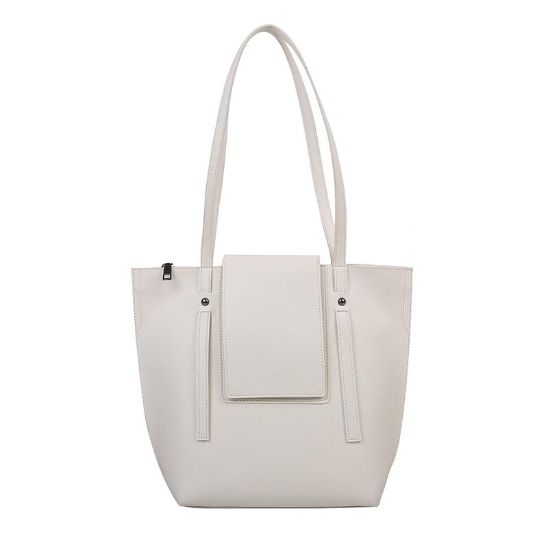 Leather Work Tote Shoulder Bag The Store Bags White 