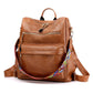 Leather Backpack Purse Zipper The Store Bags Brown 