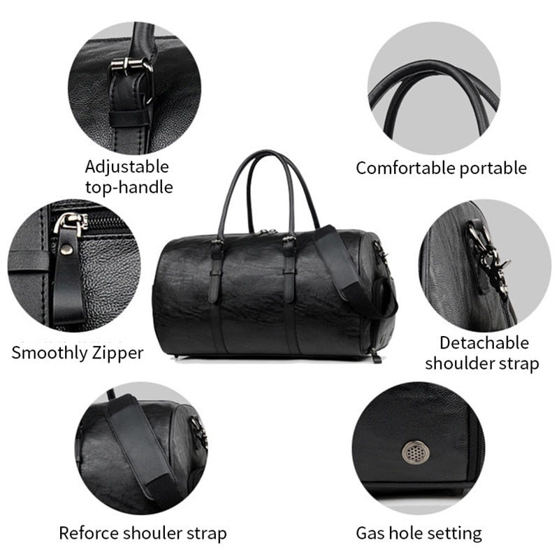 Faux Leather Gym Bag The Store Bags 