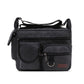 Canvas messenger bag with side pockets The Store Bags Black 