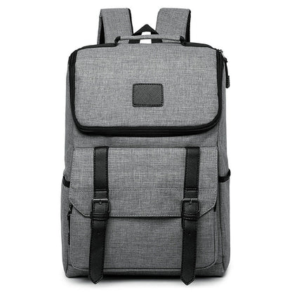 Wide Open Top Backpack ERIN The Store Bags Grey 