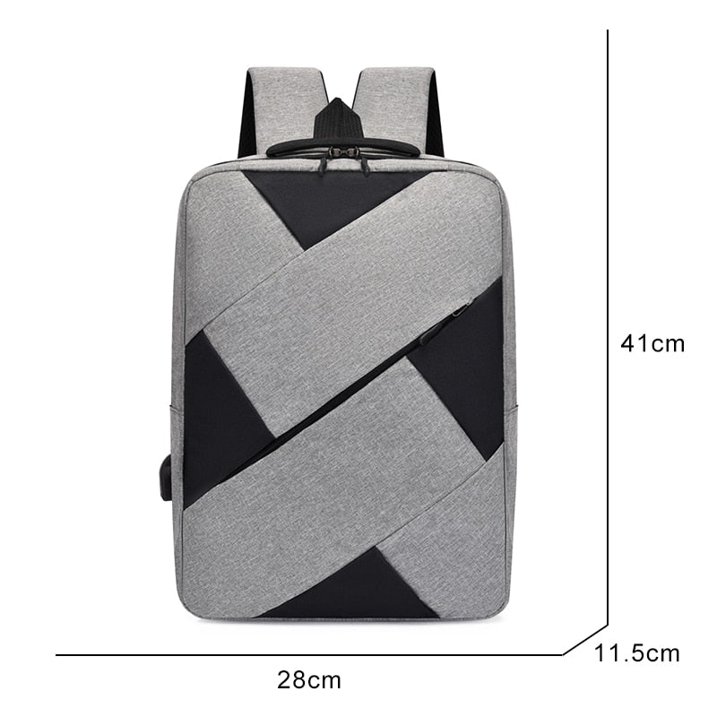 USB Charger Grey Backpack The Store Bags 