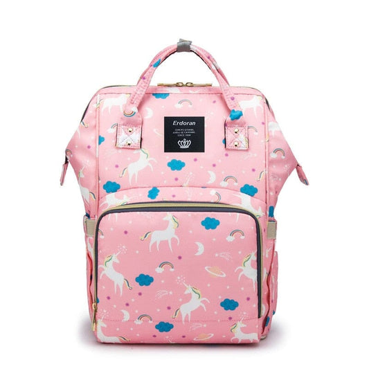 Little unicorn backpack diaper bag The Store Bags Pink 