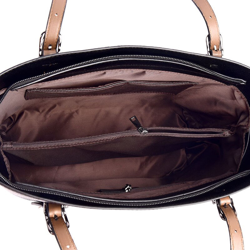 Aucuu Laptop Bag for Women, 15.6-inch Handbags PU Leather Tote Bag