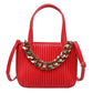 Bucket Bag With Gold Chain The Store Bags Red 