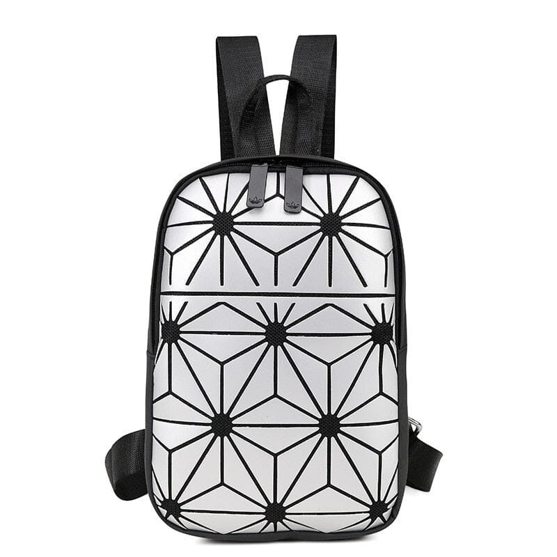 Luminous Geometric Backpack The Store Bags white 