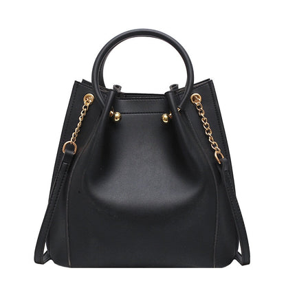 PU Leather Tote Bag The Store Bags Black 