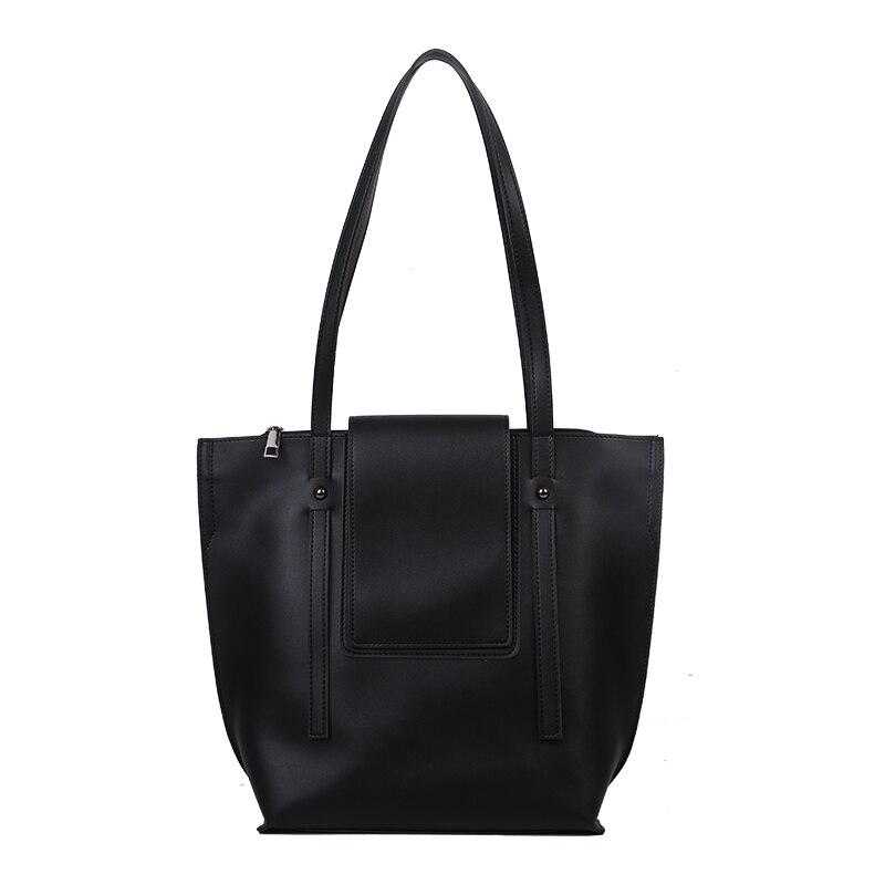 Leather Work Tote Shoulder Bag The Store Bags Black 