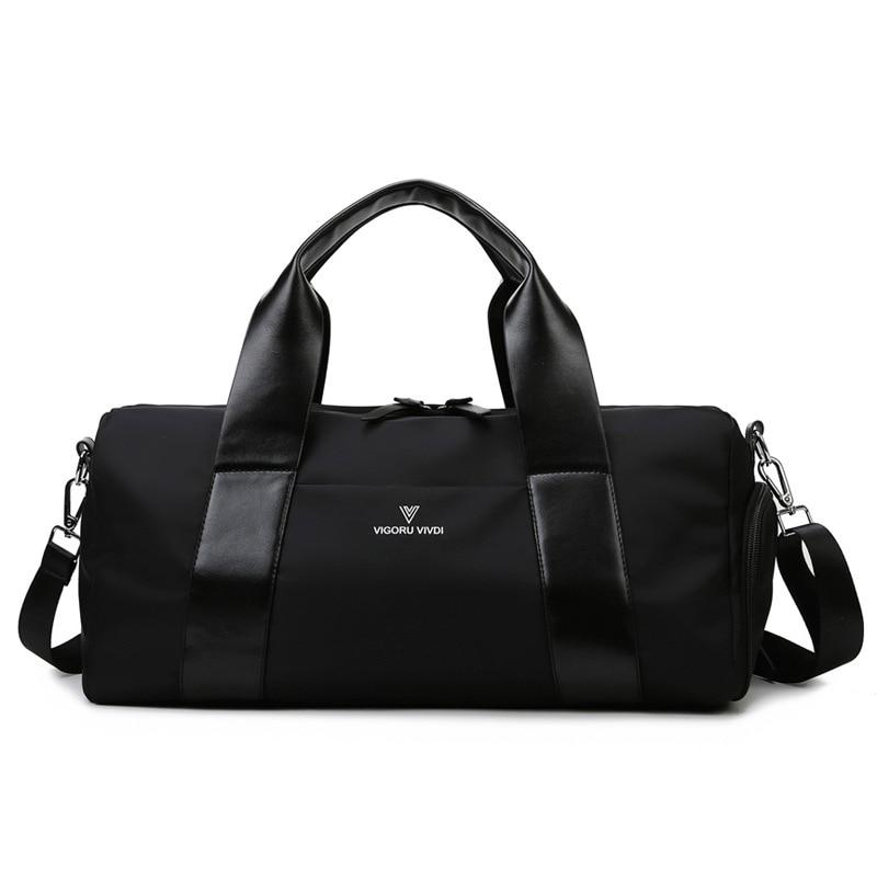 Large Gym Duffle Bag With Shoe Compartment The Store Bags black 