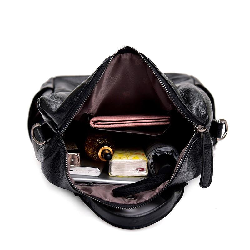 Zip Top Leather Backpack The Store Bags 